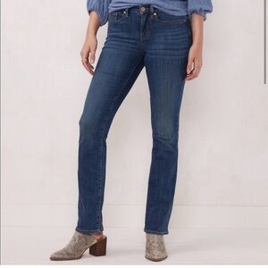 LC by Lauren Conrad Women's Straight Leg Blue Jeans (8)